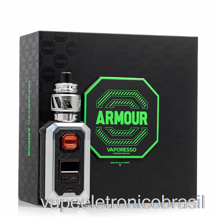 Vape Recarregável Vaporesso Armor Max 220w Starter Kit Le Silver